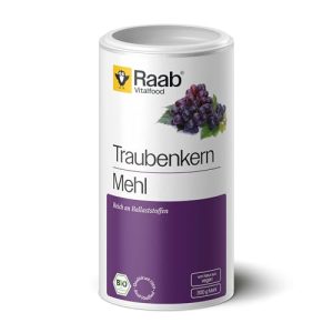 OPC Pulver Raab Vitalfood Bio Traubenkernmehl 300 g
