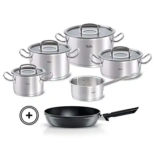 Fissler Original-Profi Collection Topfset aus Edelstahl, 5-teilig