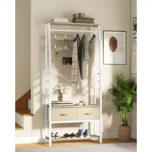 Flurgarderobe Yitahome Garderobenregal mit Schuhschrank und Haken