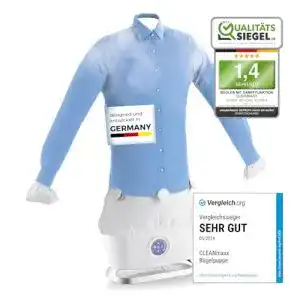 Automatischer Hemdenbügler CLEANmaxx für müheloses Bügeln
