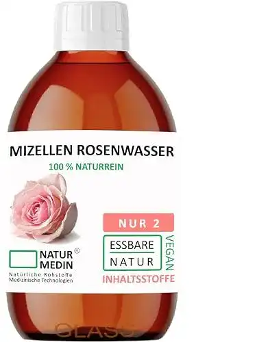 Mizellenwasser Naturmedin – Essbare Inhaltsstoffe und 100% Natürlichkeit