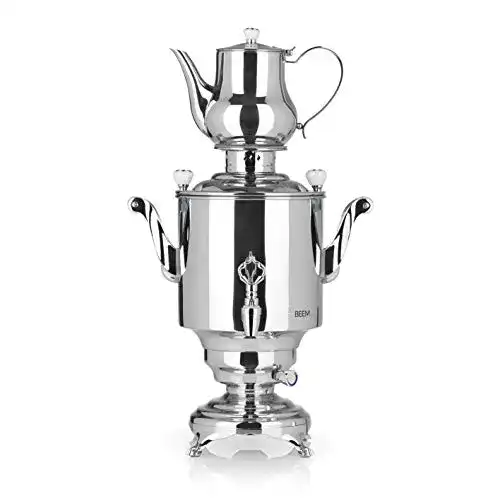 Samowar BEEM Romanov, 5 l elektrischer Teekocher mit 1.800 W