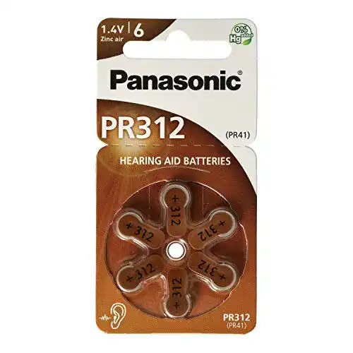 Hörgerätebatterien 312 Panasonic PR312 – 10 Blisterpackungen