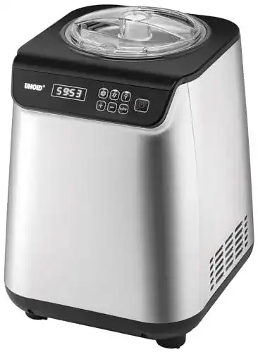 Unold 48825 Eismaschine Uno – selbstkühlend, 135 W, 1,2 Liter