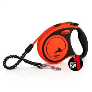 Flexi Rollleine Xtreme Tape Leash Orange Größe S