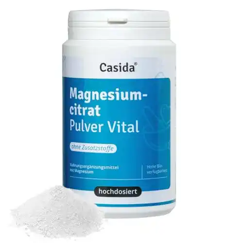 Magnesiumcitrat Pulver von Casida – Reines Magnesiumcitrat 200 g