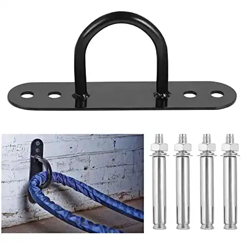 Wandanker für Battle Ropes 300kg belastbar, Montage für Decken und Wände