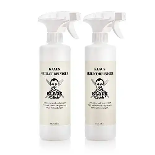 Grillreiniger Klaus Grillt, 2 x 500 ml für die effektive Grillreinigung