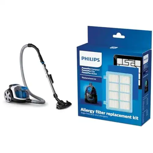 Allergiker-Staubsauger Philips Beutelloser Staubsauger PowerPro