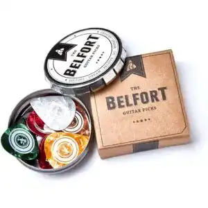 Plektrum Belfort 20 Plektren für Gitarre in verschiedenen Stärken