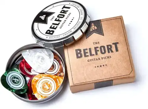 Plektrum Belfort 20 Plektren für Gitarre in verschiedenen Stärken