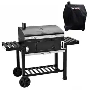 Taino Grill Taino Hero XXL Set mit Abdeckhaube für BBQ Smoker und Grillwagen