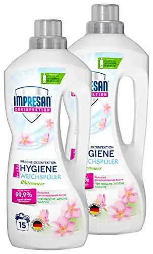 Impresan Hygiene-Weichspüler Blütenmeer 2x 1250 ml