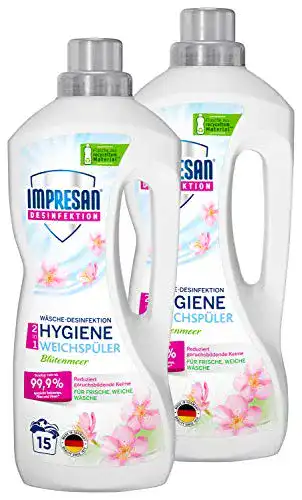 Impresan Hygiene-Weichspüler Blütenmeer 2x 1250 ml