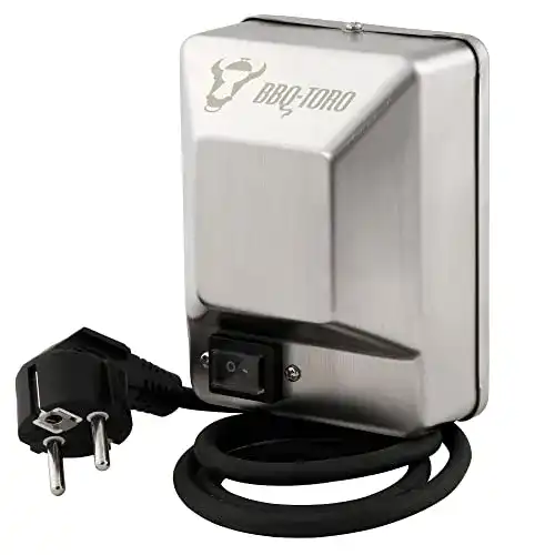 Grillmotor aus Edelstahl für Grillspieß mit 220-240V und Belastbarkeit