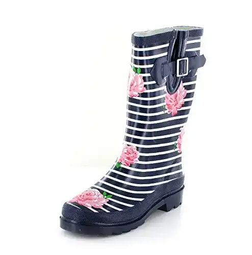 Beck Damen Gummistiefel Stripes in Blau, Größe 36 EU