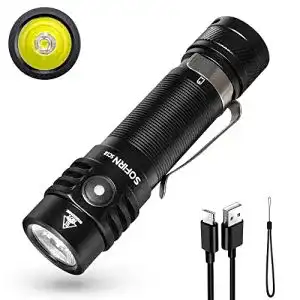 Taschenlampe Schlüsselanhänger Sofirn EDC SC18 Aufladbar