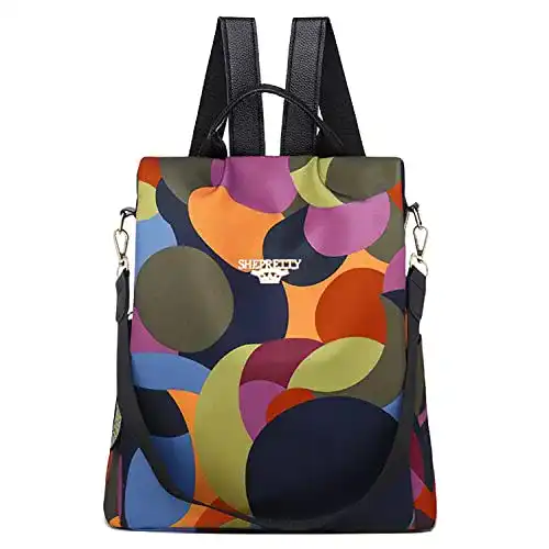Shepretty Damen Anti-Diebstahl-Rucksack für sicheren Transport