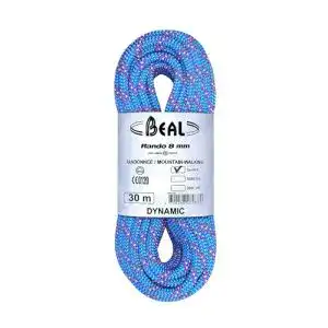 Halbseil Beal Rando 8mm 20m Blau – Vielseitiges Tourenhalbsseil