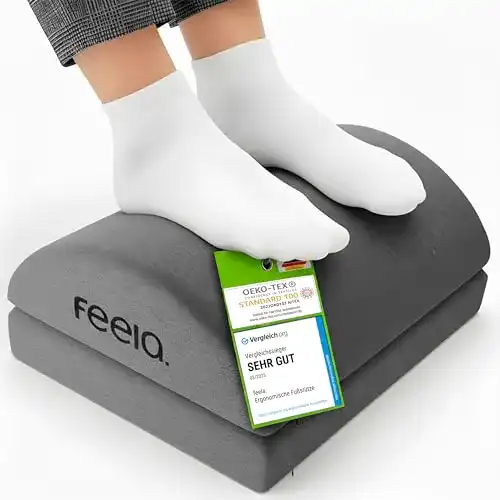 Ergonomische Fußstütze Feela für Schreibtisch und Homeoffice