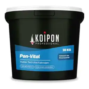 Biologisches Teichsalz KOIPON Pon-Vital 10 kg für Teichpflege