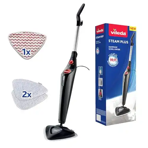 Vileda Steam Plus Dampfreiniger mit PowerPad im Vergleich