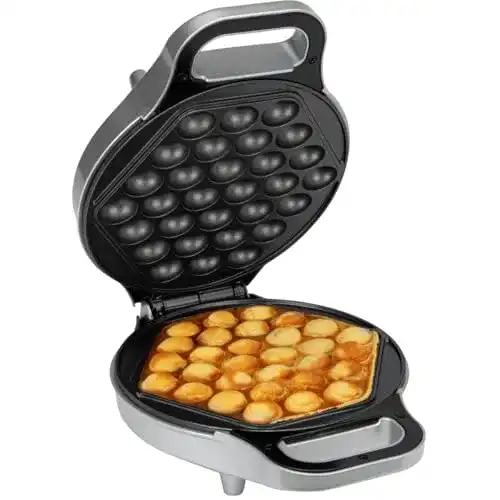 Bubble-Waffeleisen Clatronic Waffeleisen für gleichmäßige Ergebnisse