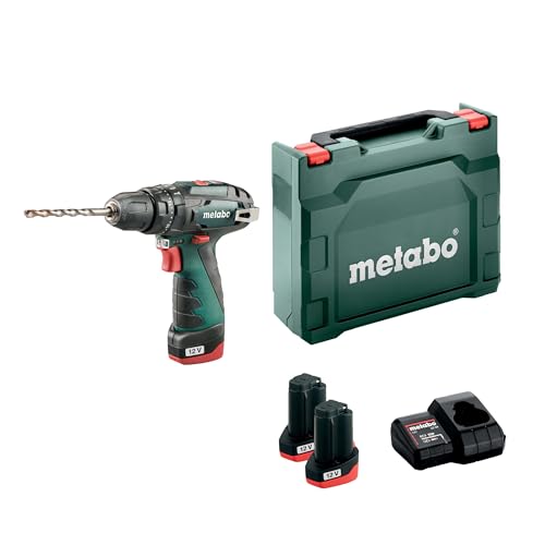 12V Akkuschrauber Metabo Schlagbohrschrauber PowerMaxx