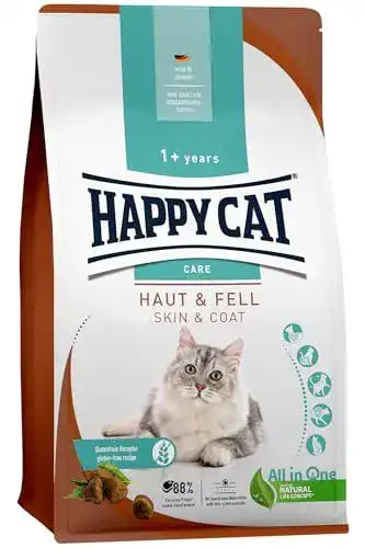 Happy Cat Trockenfutter Sensitive Haut & Fell 70600 mit Huhn 1,3 kg