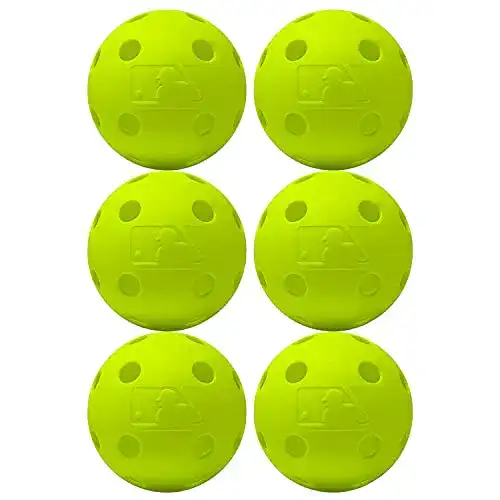 Baseball Franklin Sports Indestruct-A-Ball Kunststoff-Basebälle im 6er-Pack