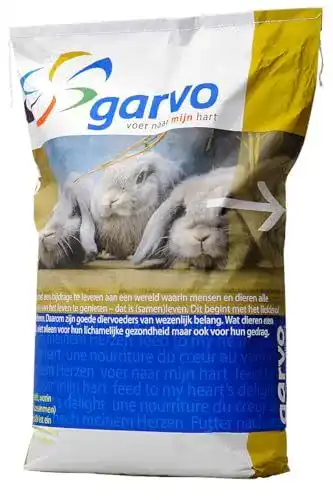 Kaninchenfutter Garvo 15 kg Alfamix Strukturfutter für gesunde Ernährung