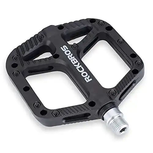 Rockbros Fahrradpedale 9/16 Zoll Leichte und stabile Plattformpedale