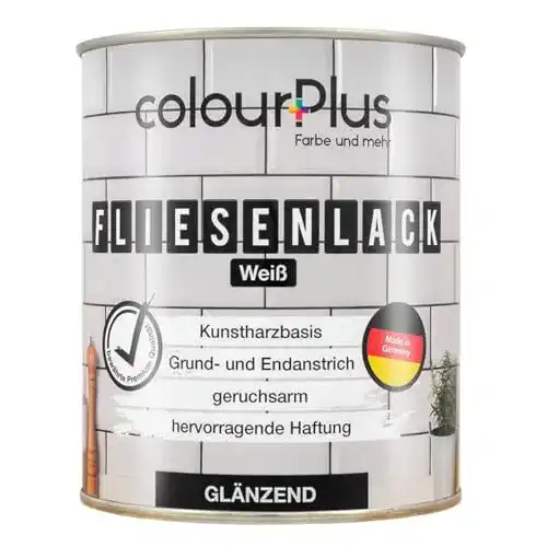 Fliesenlack colourPlus in Weiß (750ml) für Badezimmer