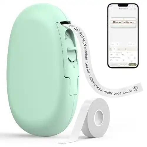 Beschriftungsgerät SUPVAN E10 Etikettendrucker mit USB und Bluetooth