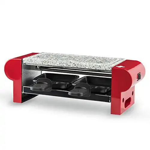 Mini Raclette H.Koenig RP2 für zwei Personen