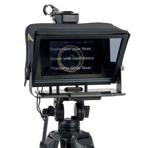 Glide Gear TMP100 Teleprompter mit verstellbarem Splitter für iPad und Tablet