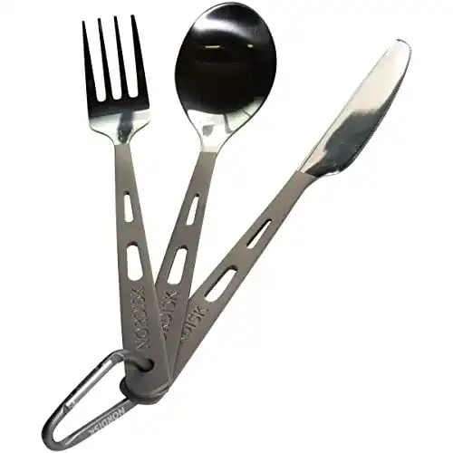 Titan Besteckset von Nordisk Relags – 3-teilig, Silber