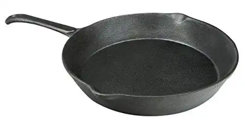Gusseisenpfanne von CampAir, Bratpfanne, Schwarz, Ø 24 cm