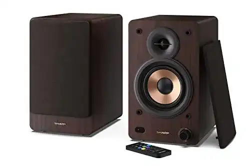 Sharp CP-SS30 Aktivboxen – 2-Wege-Lautsprecher mit 60 Watt Leistung
