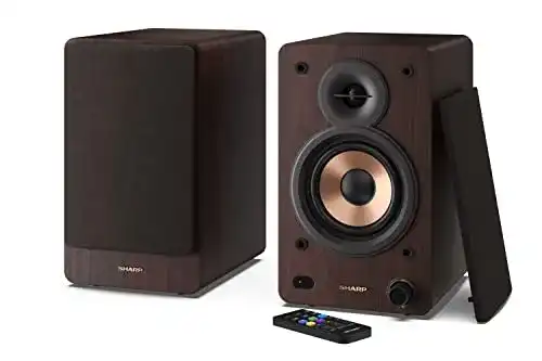 Sharp CP-SS30 Aktivboxen – 2-Wege-Lautsprecher mit 60 Watt Leistung