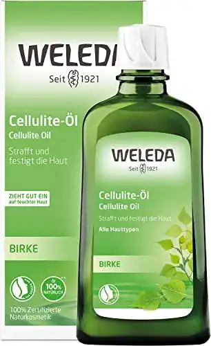 Weleda Bio Birke Anti-Cellulite Öl 200 ml Massageöl zur Hautstraffung