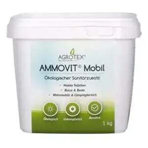 Sanitärflüssigkeit Ammovit Mobil 1 kg Eimer für Fäkalientanks