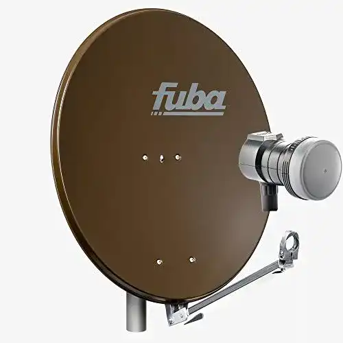 Fuba Satellitenschüssel Komplettset 80 cm für stabilen TV-Empfang