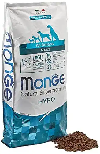 Monge Hundefutter Hypo Adult mit Lachs und Thunfisch für sensible Hunde