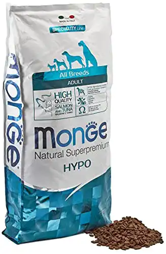 Monge Hundefutter Hypo Adult mit Lachs und Thunfisch für sensible Hunde