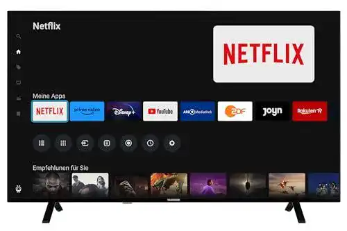 Telefunken Smart TV 55 Zoll mit 4K UHD, HDR und Dolby Atmos