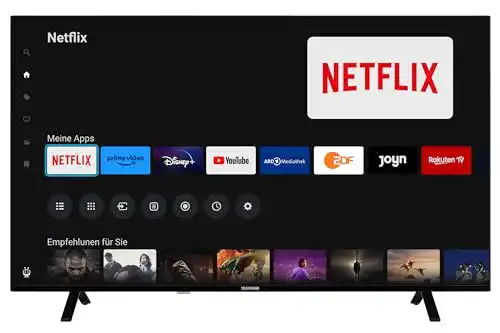 Telefunken Smart TV 55 Zoll mit 4K UHD, HDR und Dolby Atmos