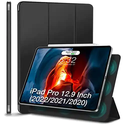 DLveer Magnetische Hülle für iPad Pro 12.9 Zoll (6/5/4 Generation)