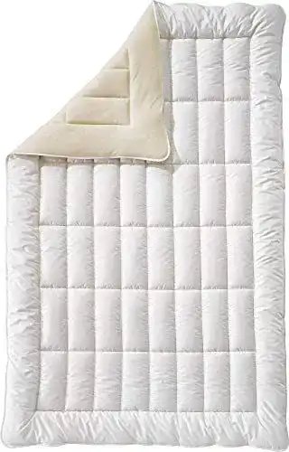 Schafschurwolle Bettdecke Billerbeck Bio Duo-Steppbett
