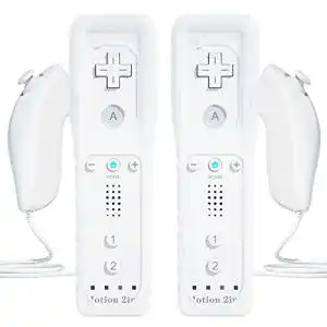 Wii-Controller TechKen 2er Set Remote Plus mit Motion Plus